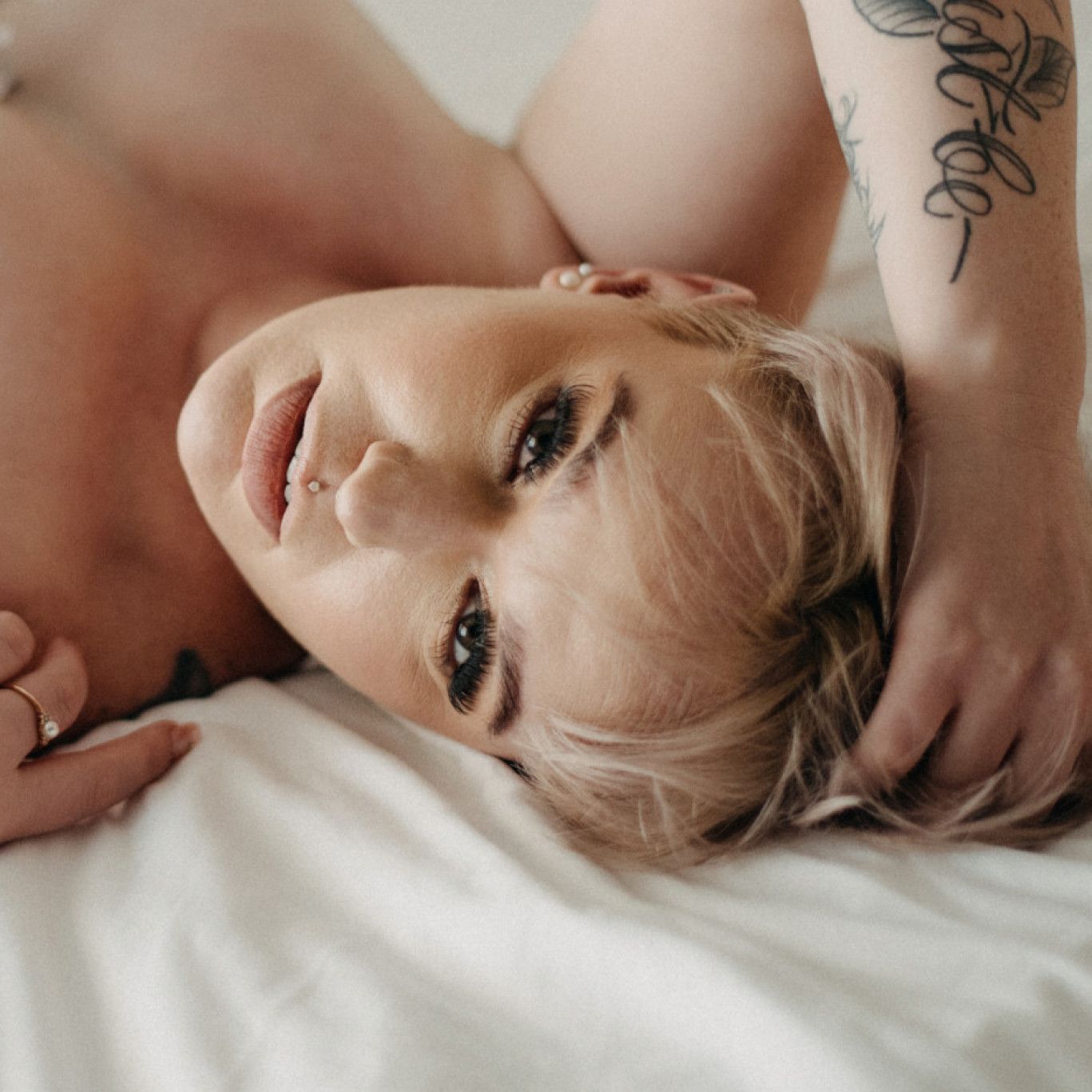 Just Me and a Sheet Photo Set