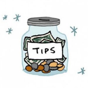 Tips are always appreciated