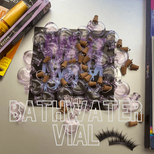 vial of bathwater