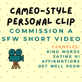 Cameo Style Custom Clip