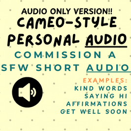 Cameo Style Custom Audio