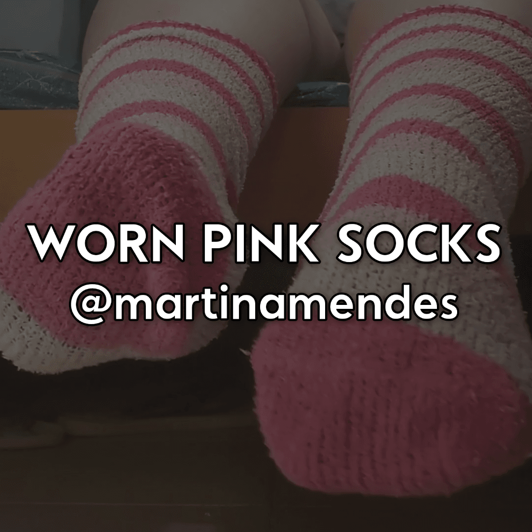 Worn Pink Socks
