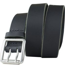 New Black Leather Belt