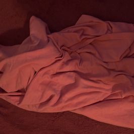 Worn Womens Pink Shirt