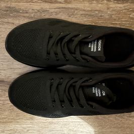 Worn Black Women Shoes