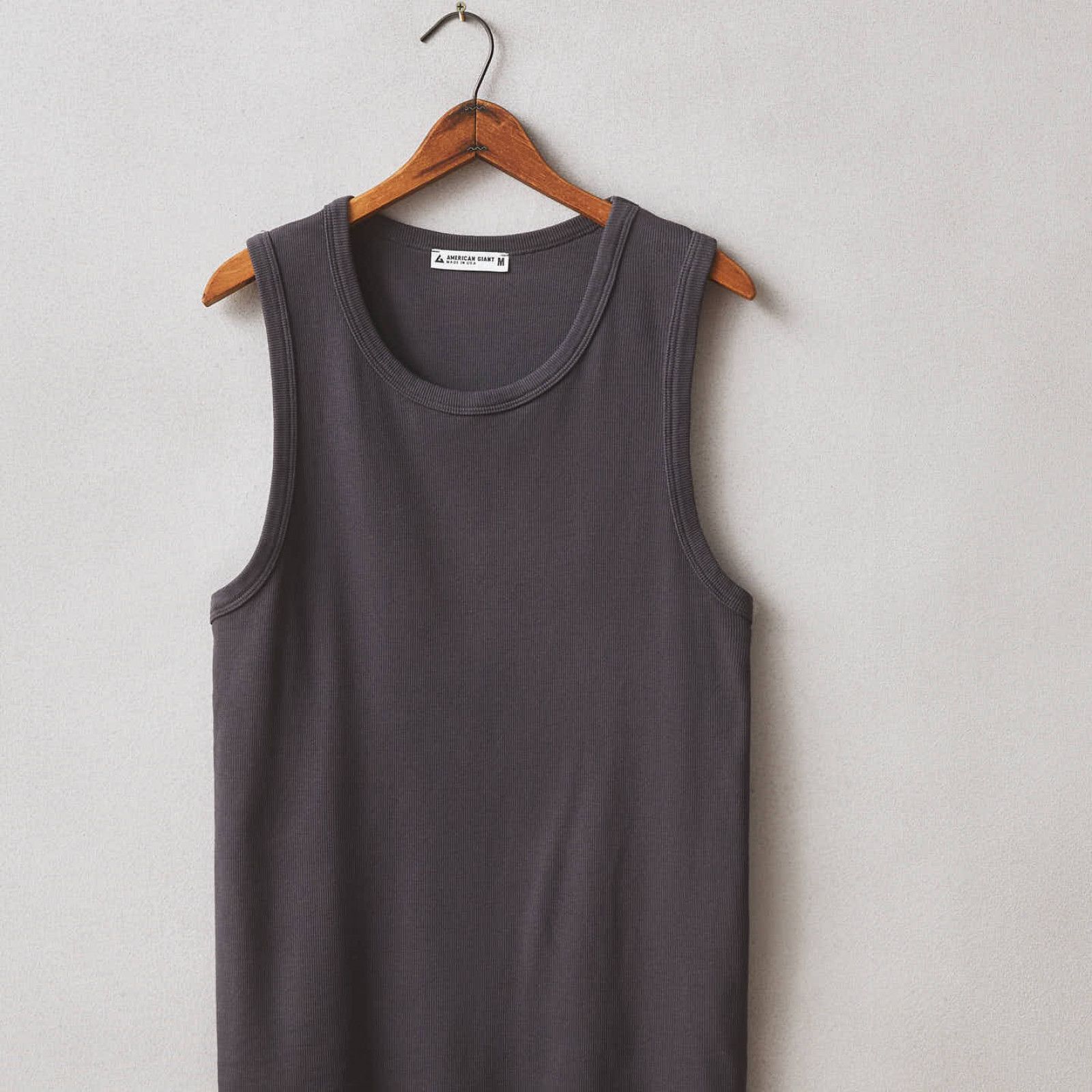 Worn Gray Tank Top
