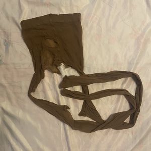 Heavily Worn Ripped Stockings
