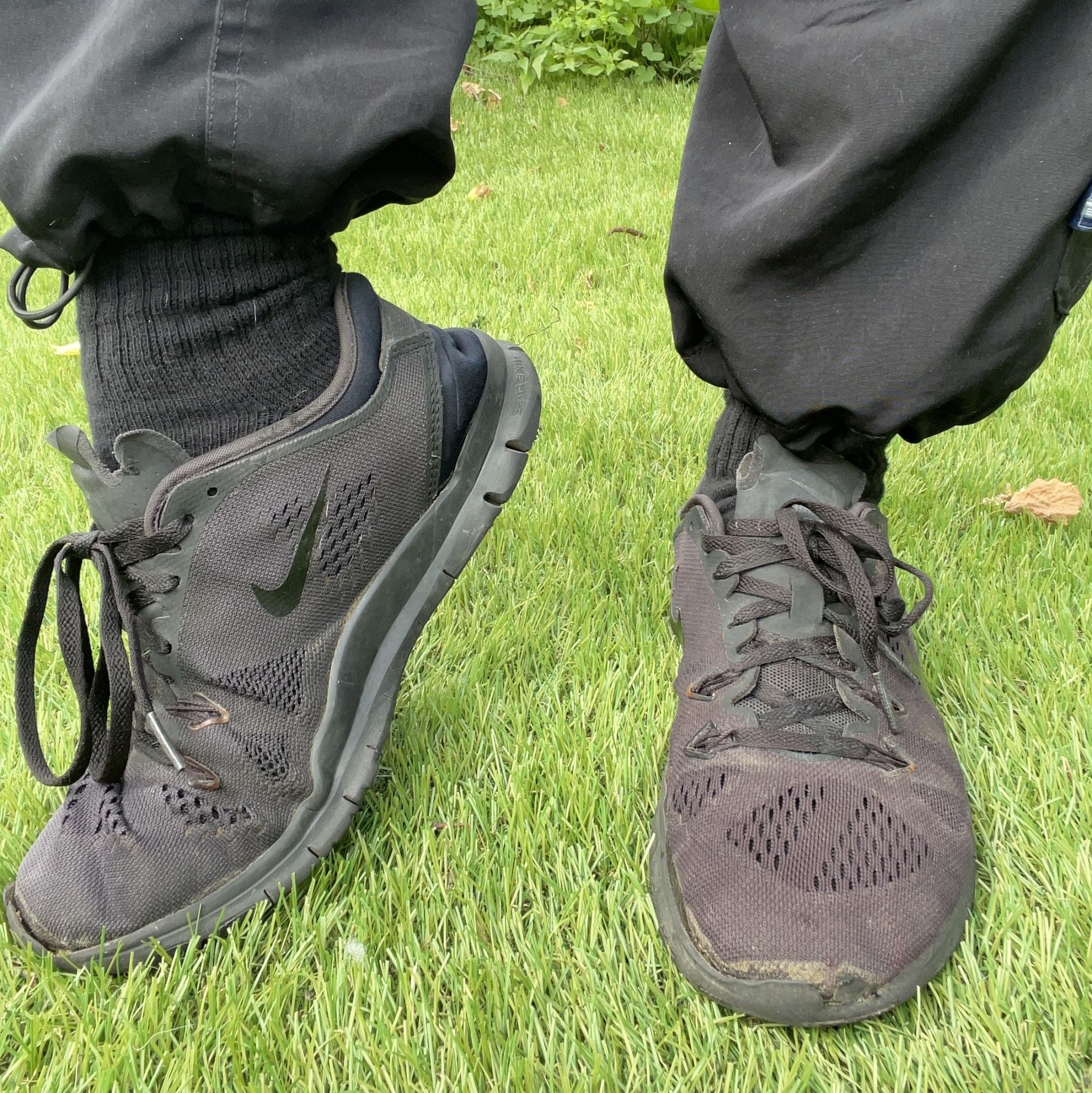 Old  Stinky Black Nike Sneakers