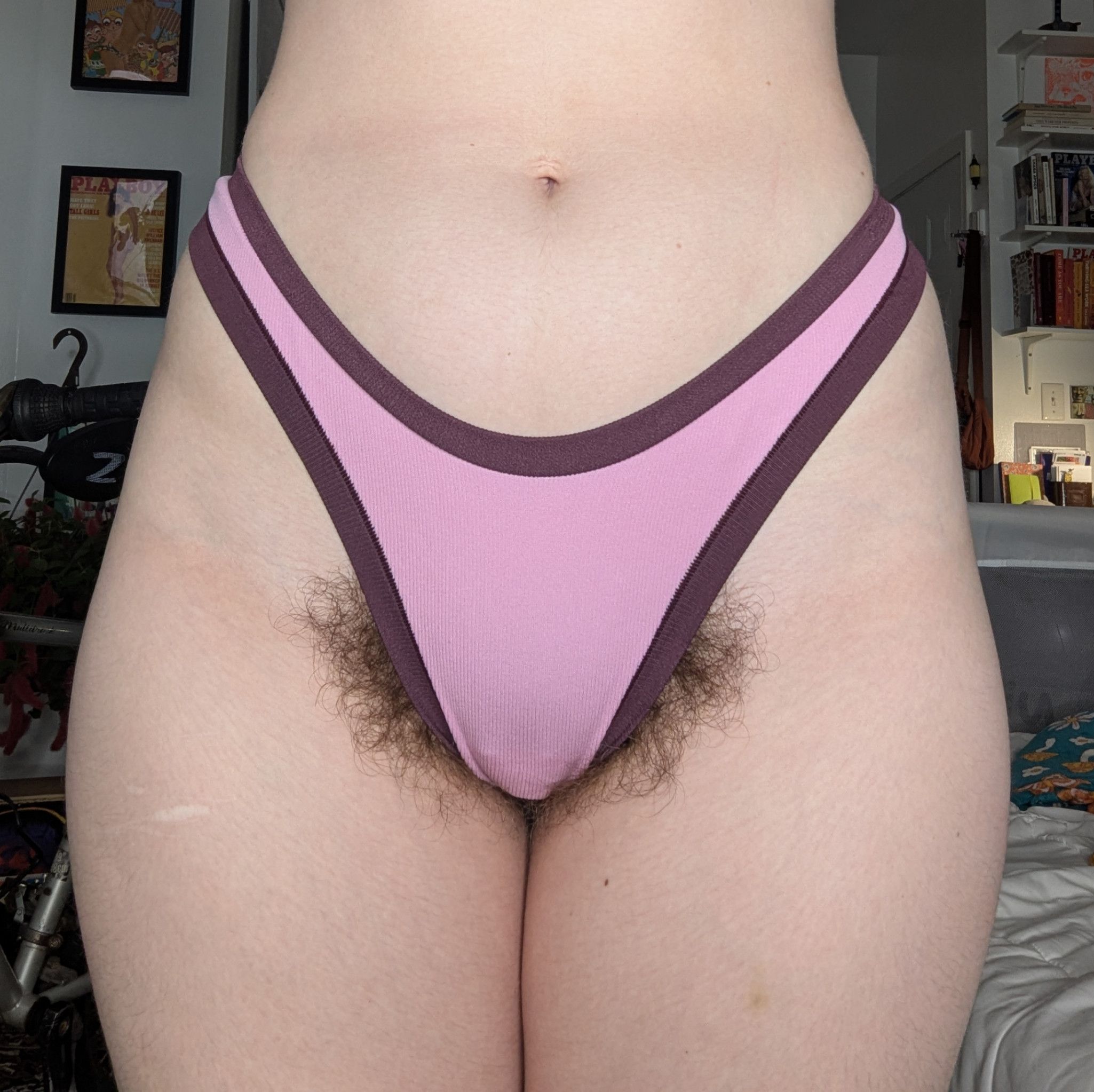 24hr HOT YOGA PANTIES: PINK THONG VS