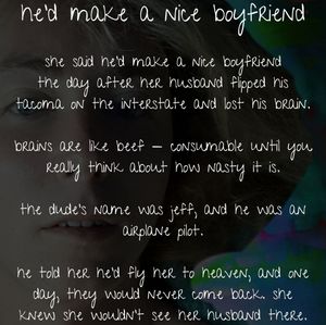 hed make a nice boyfriend: poem lyric cards
