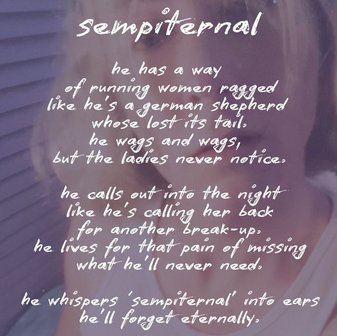 sempiternal: poem lyric cards