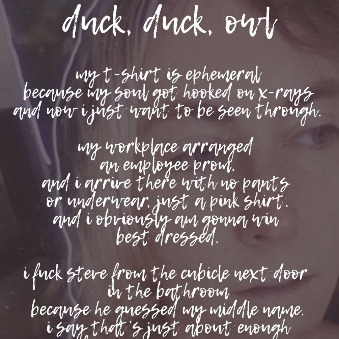 duck duck owl: lyric cards