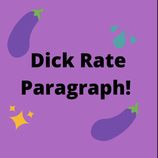 Dick Rate Paragraph