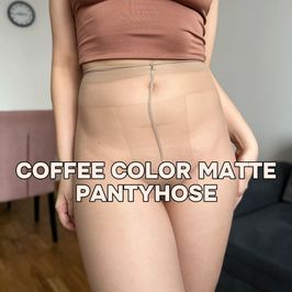 Coffe Color Matte Pantyhose