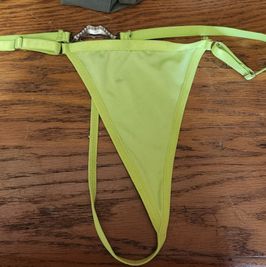 String Thong Neon Green