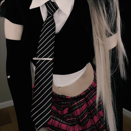 Goth school girl full outfit