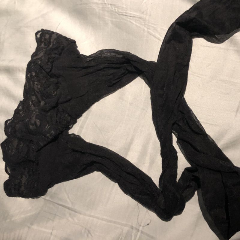Used Thigh High Stockings