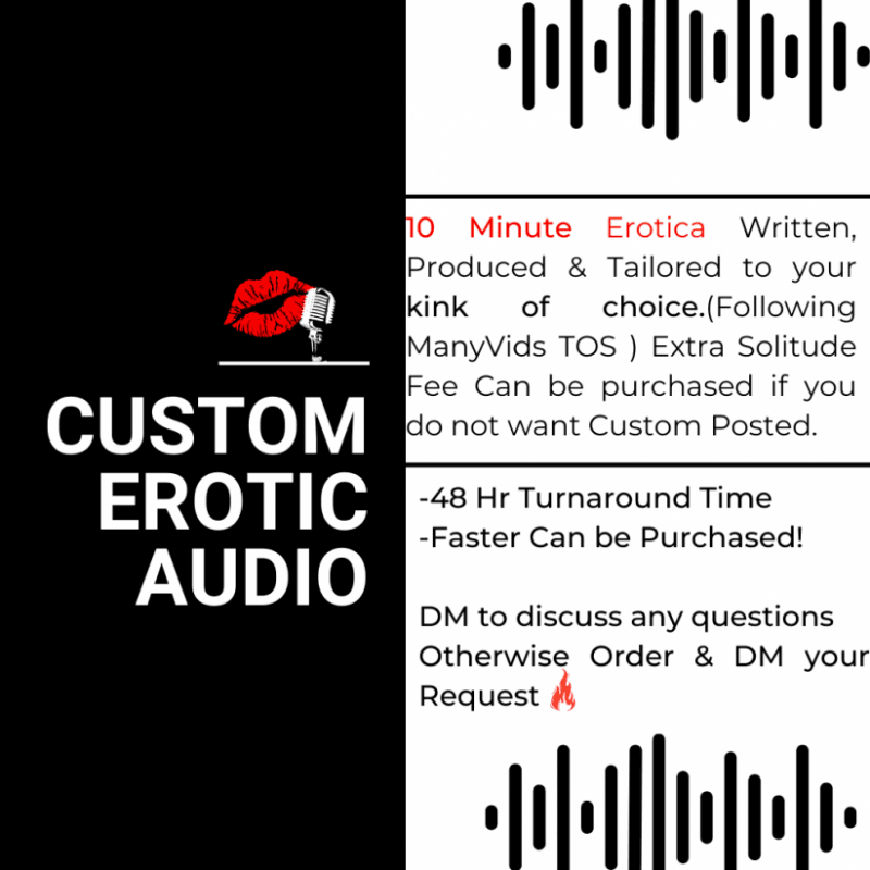 Custom Erotic Audio Stories JOI And Sesh