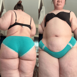 Worn Teal Lace Panties