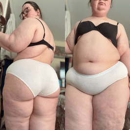 Worn White Panties