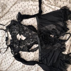 Black Lacy Body Suit