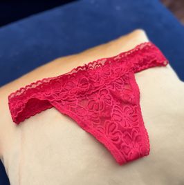 Red panties with bonus!