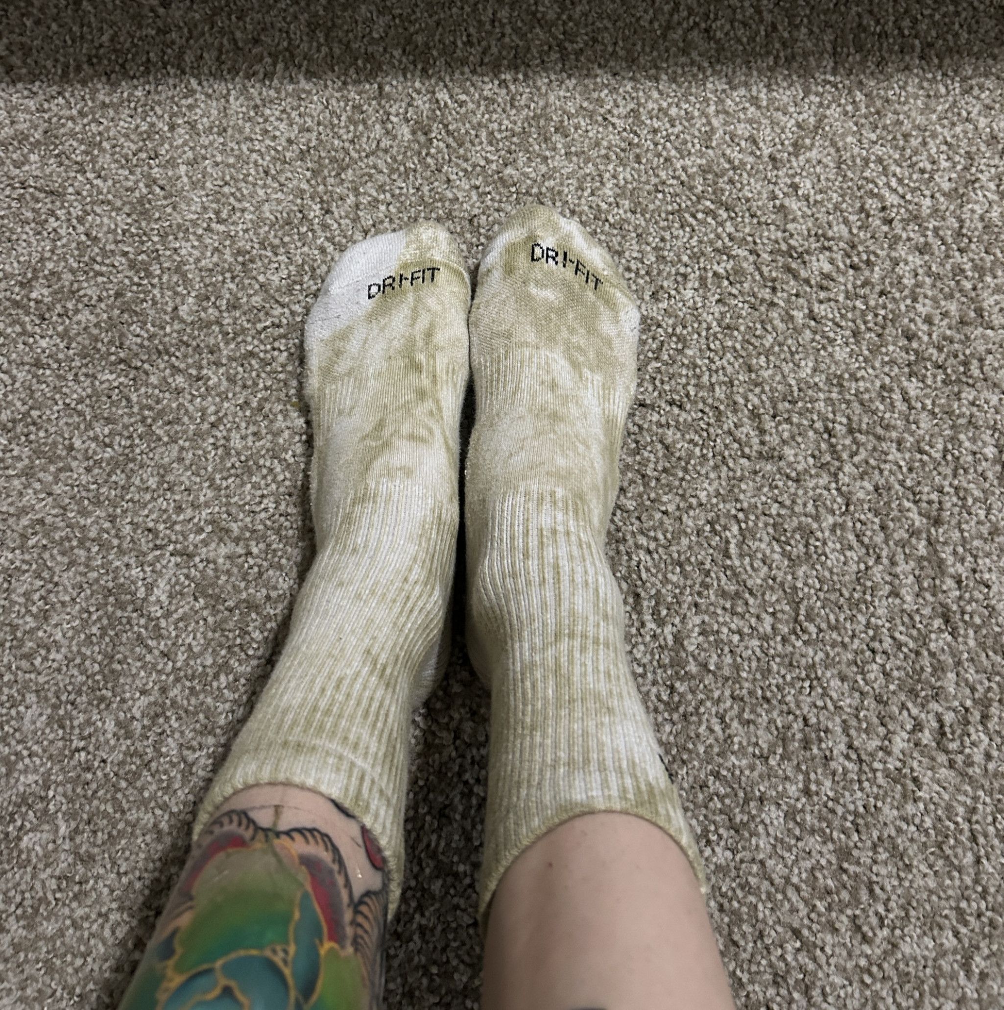 NIKE Crew Socks Yellow