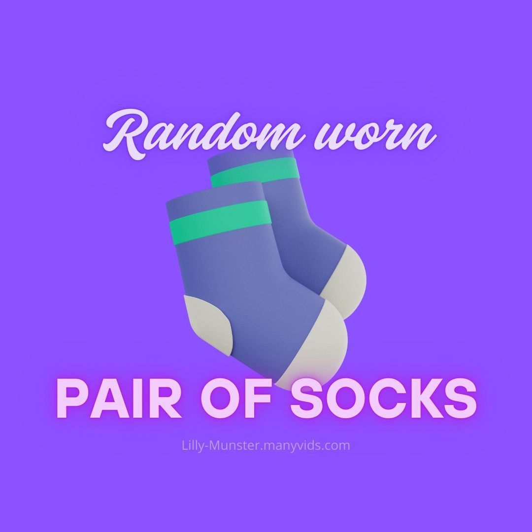 Random Worn Pair of Socks