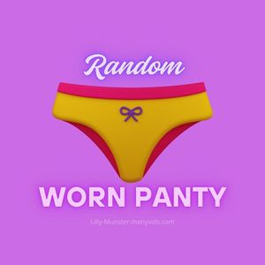 Random Worn Panty With Custom Video