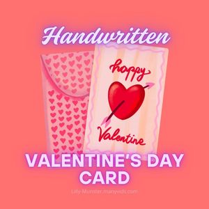 Valentines Day Handwritten Card Special