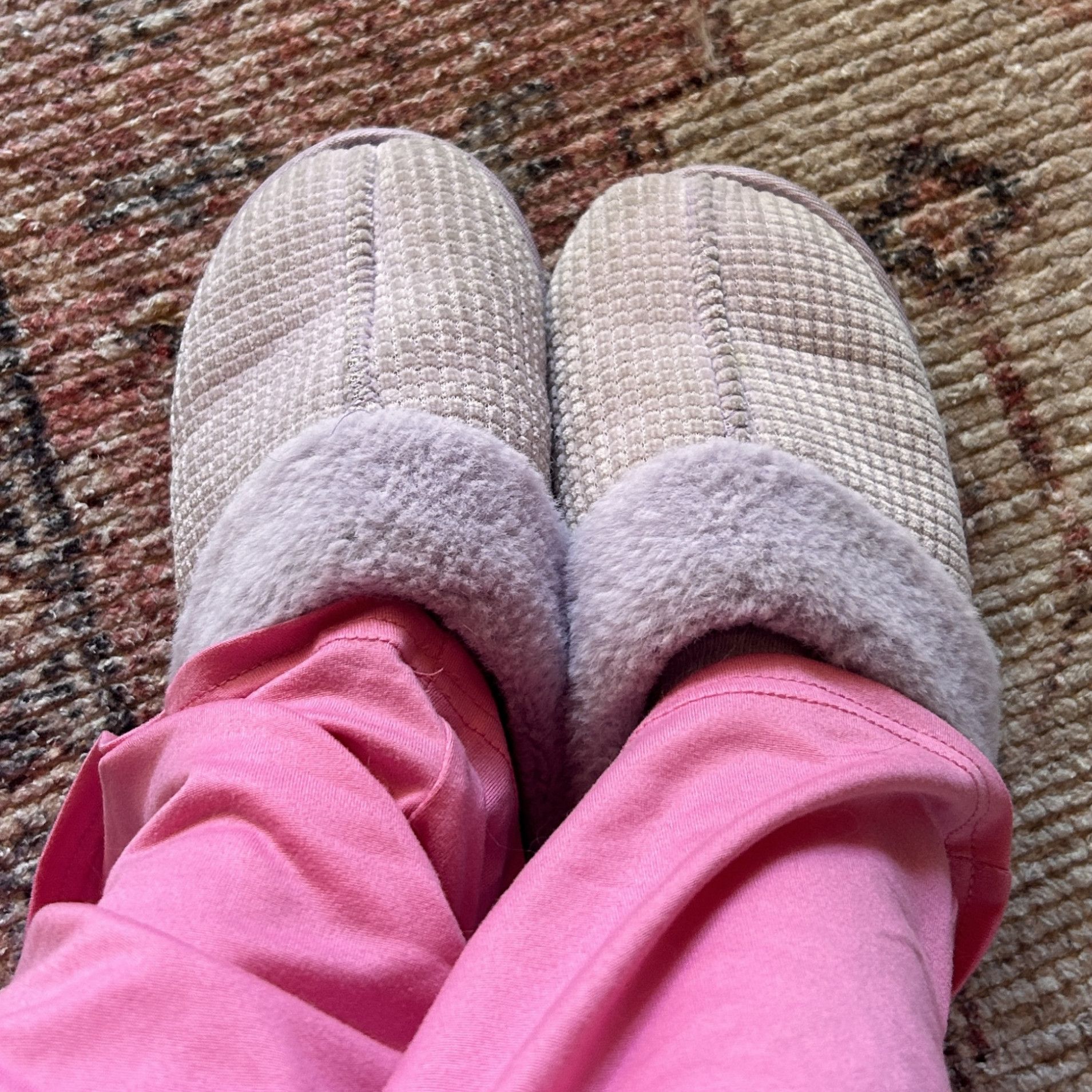 Very worn slippers