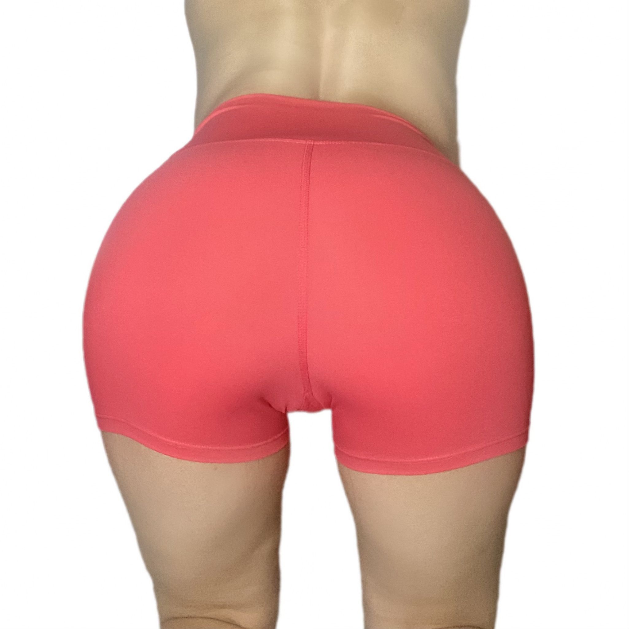 Cherry Red Mini Yoga Gym Shorts