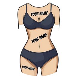 Naked Pic Of Me With Your Name On My Body