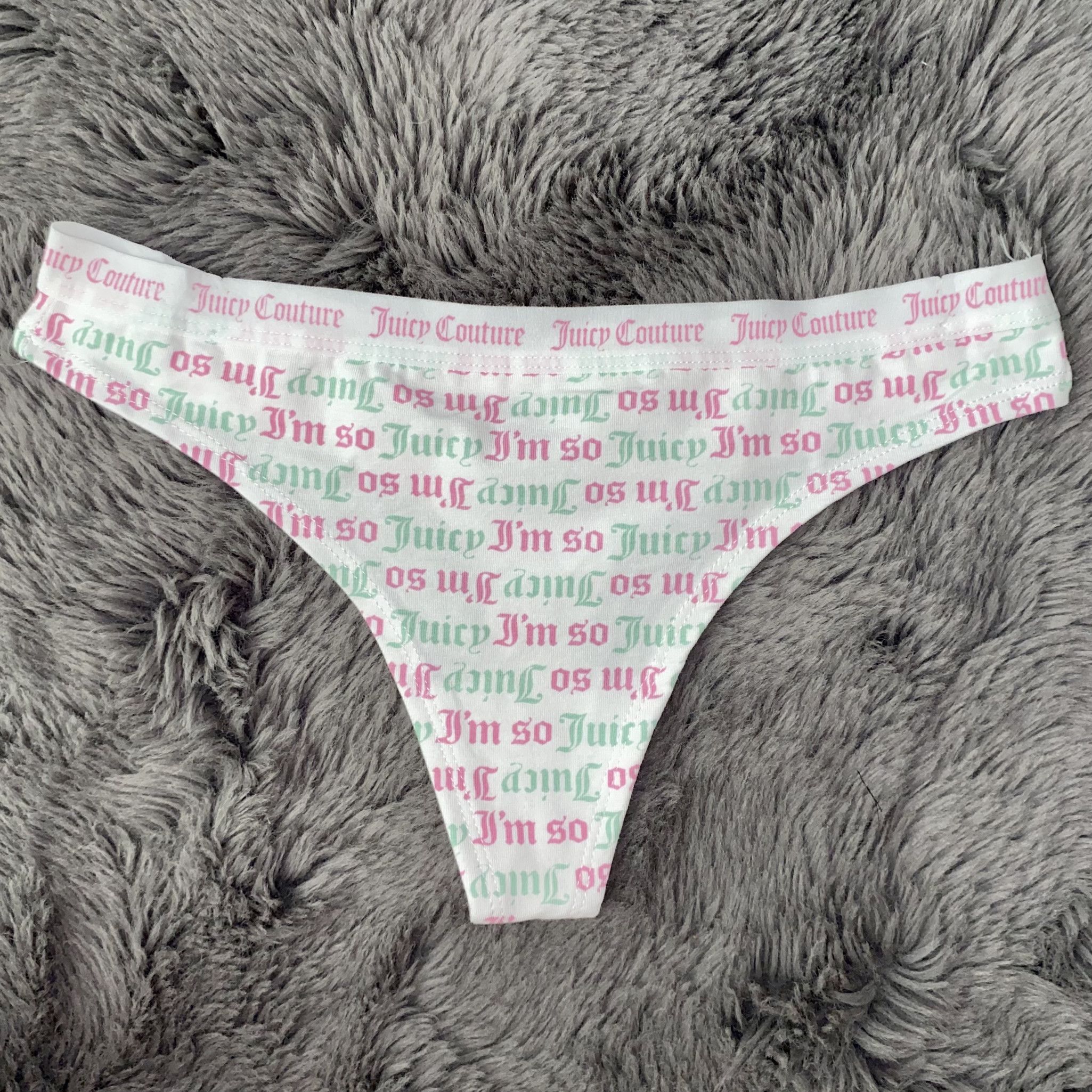 Juicy Couture Cotton Thong Panties