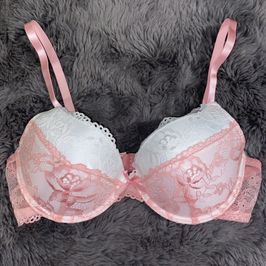 Pink Lace Lightly Lined Bra