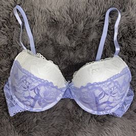 Blue Lace Lightly Lined Bra