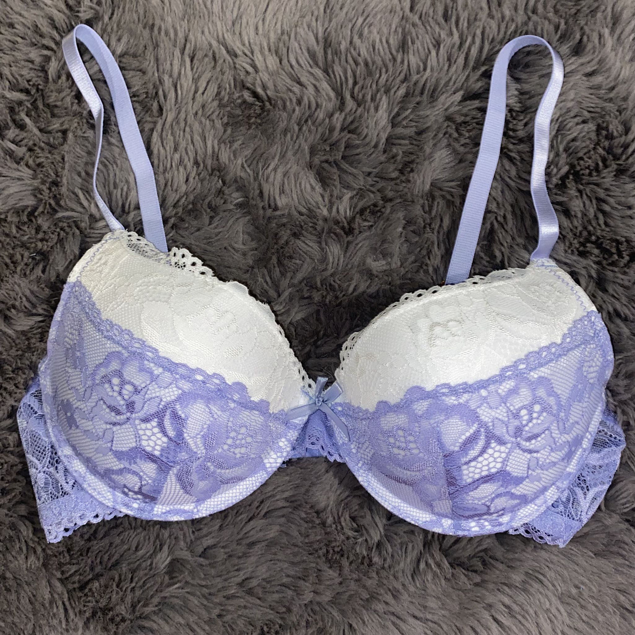 Blue Lace Lightly Lined Bra