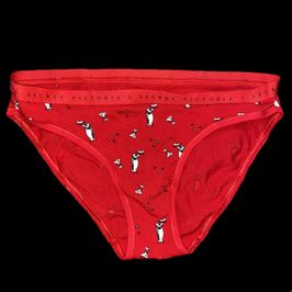 Victorias Secret Red Holiday Cotton Panties
