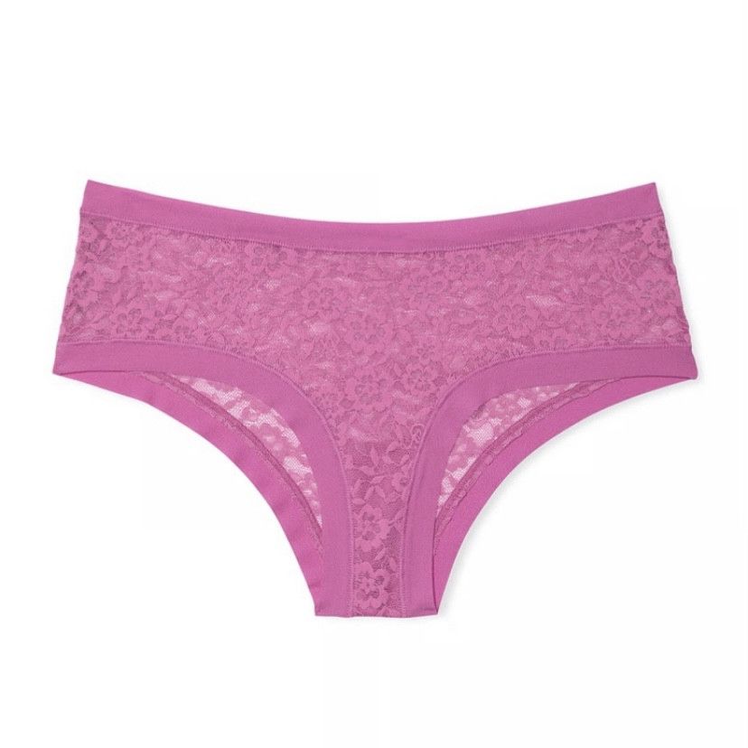Victorias Secret Pink Lace Cheeky Panties