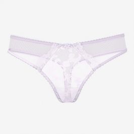 Victorias Secret Lavender Embroidery Thong Panty