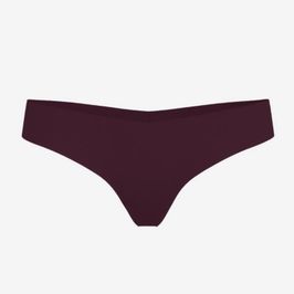 Victorias Secret Burgundy Seamless Thong Panties