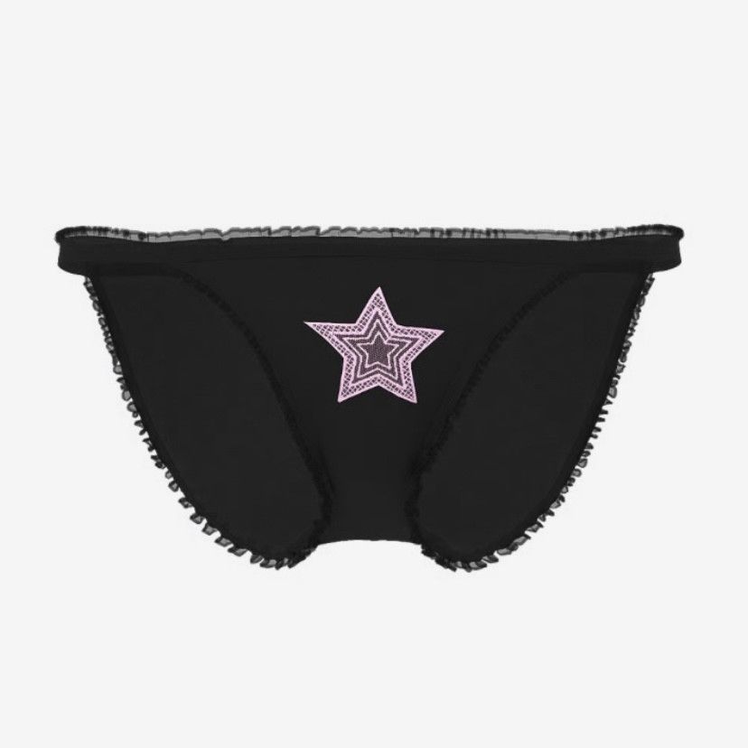 Victorias Secret Cotton Star Bikini Panties