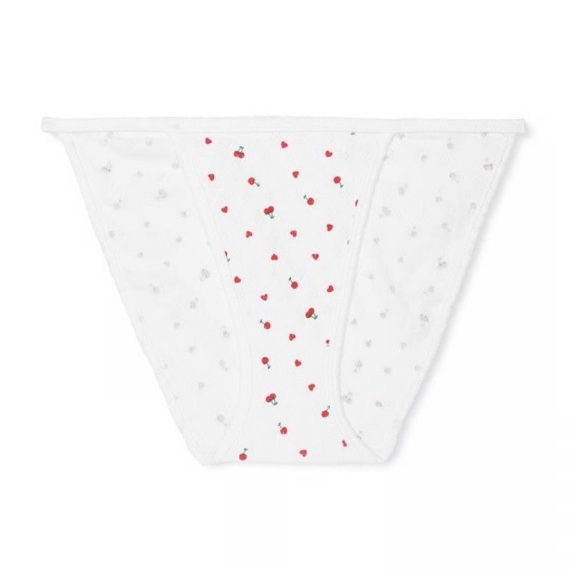 Victorias Secret Cherry Hearts Cotton Panties