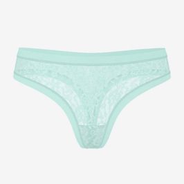Victorias Secret Aqua Lace Thong Panties