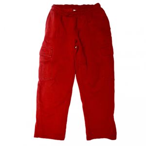 Aritzia TNA Damaged Red Sweatpants
