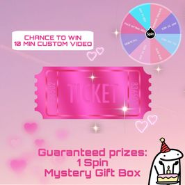 Ticket for Spin The Wheel On Birthday Stream