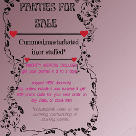 SALE BOGO Panties dirty