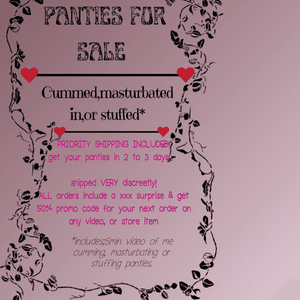 SALE BOGO Panties dirty