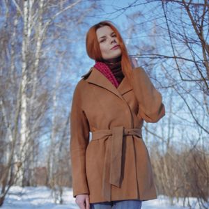 Winter forest walking