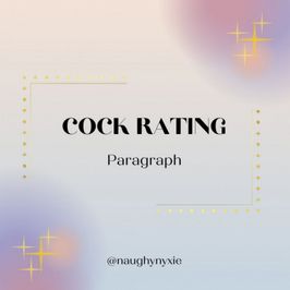 Cock Rating Paragraph